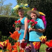 The head shavers - Sue Allen and Tammy Woodhouse